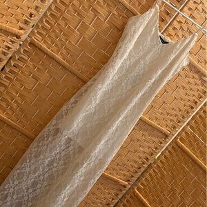 NWT Sincerely Jules Ivory Lace Slip Dress